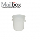 Kunststofftonne weiß, C3482